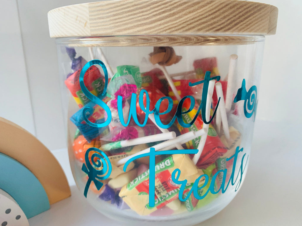 Personalised Sweet Jar Decals