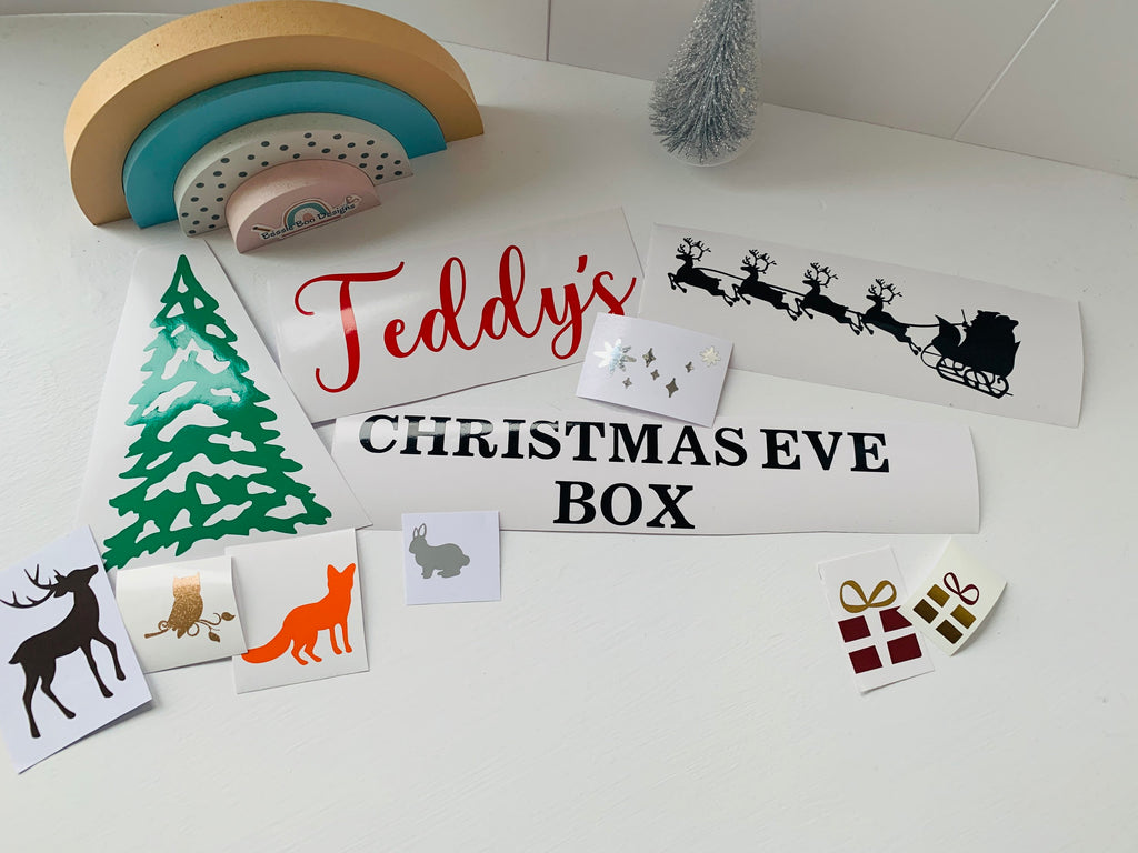 Christmas Eve Crate Decal