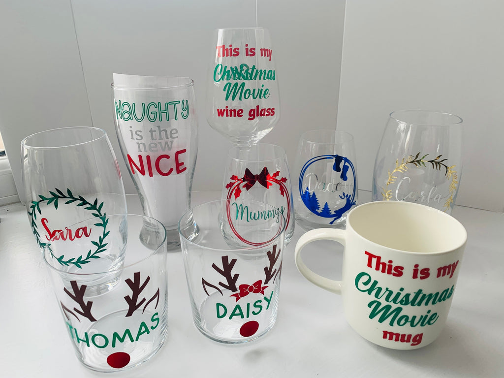 Christmas Glass Decals