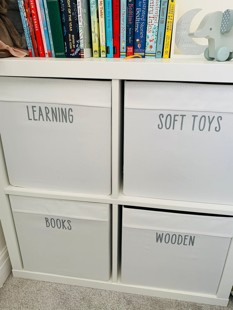 Toy Storage Word Decals