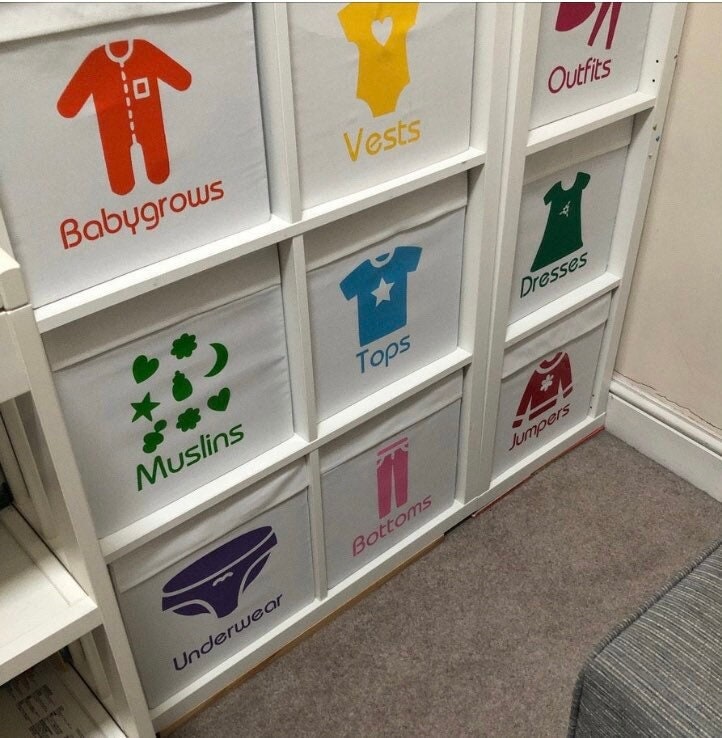 Clothes Storage Decals