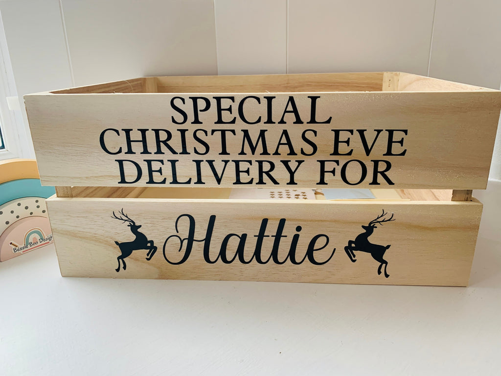 Christmas Eve Crate Decal