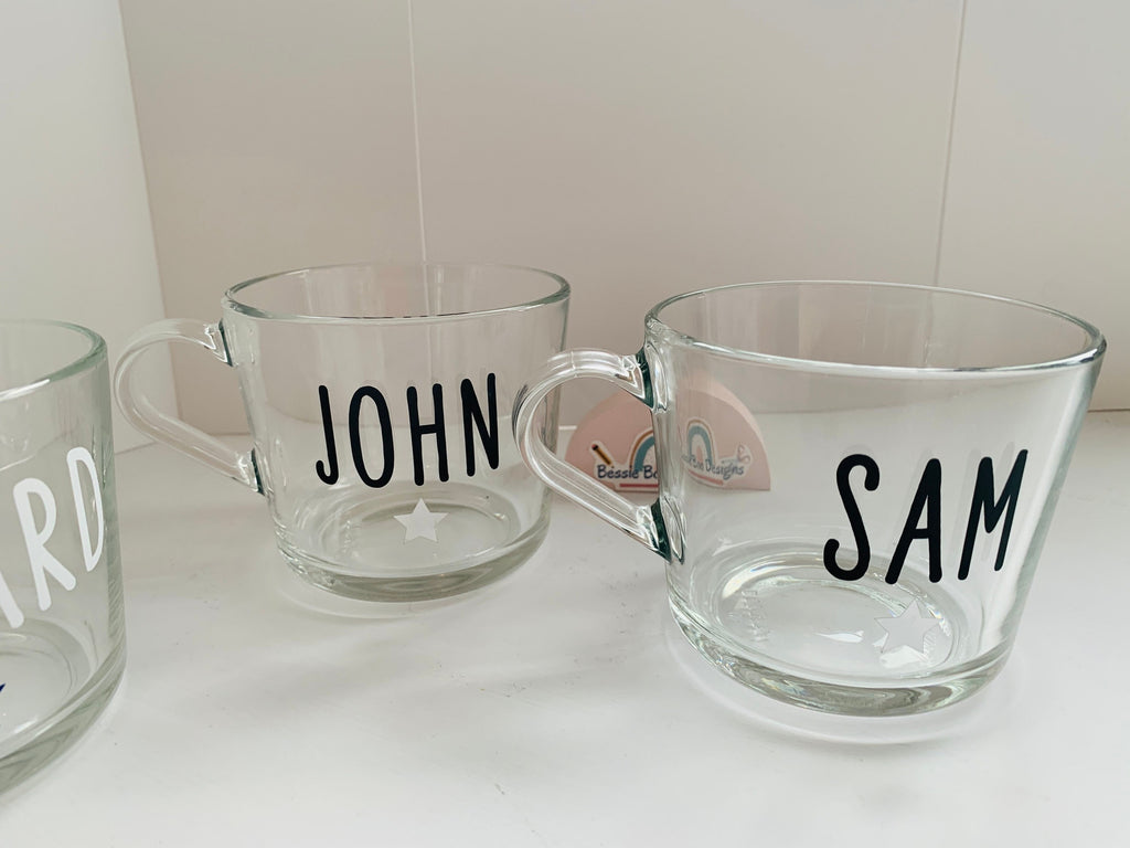 Personalised Glass Mug