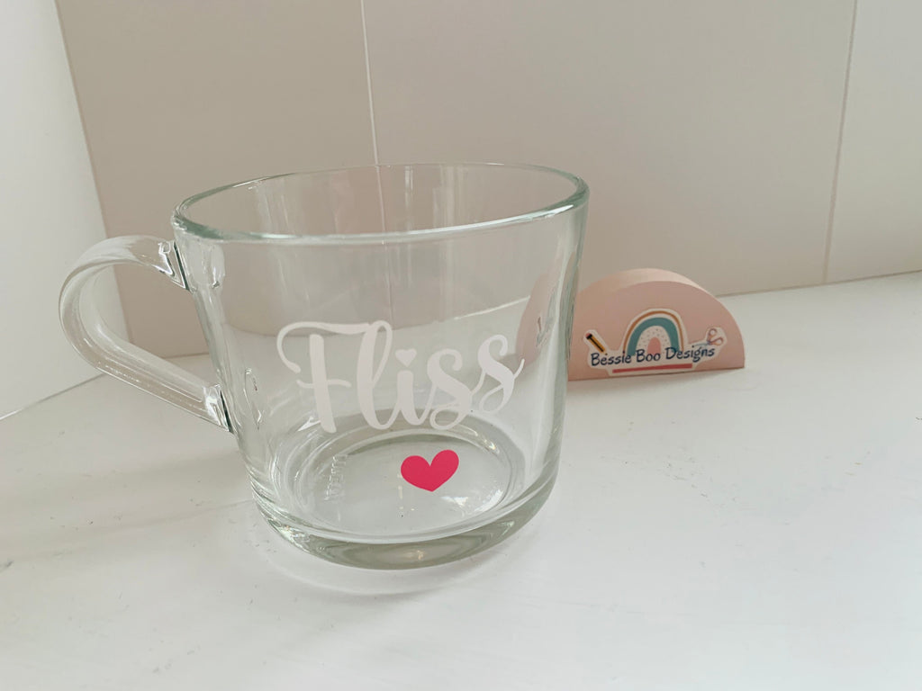 Personalised Glass Mug