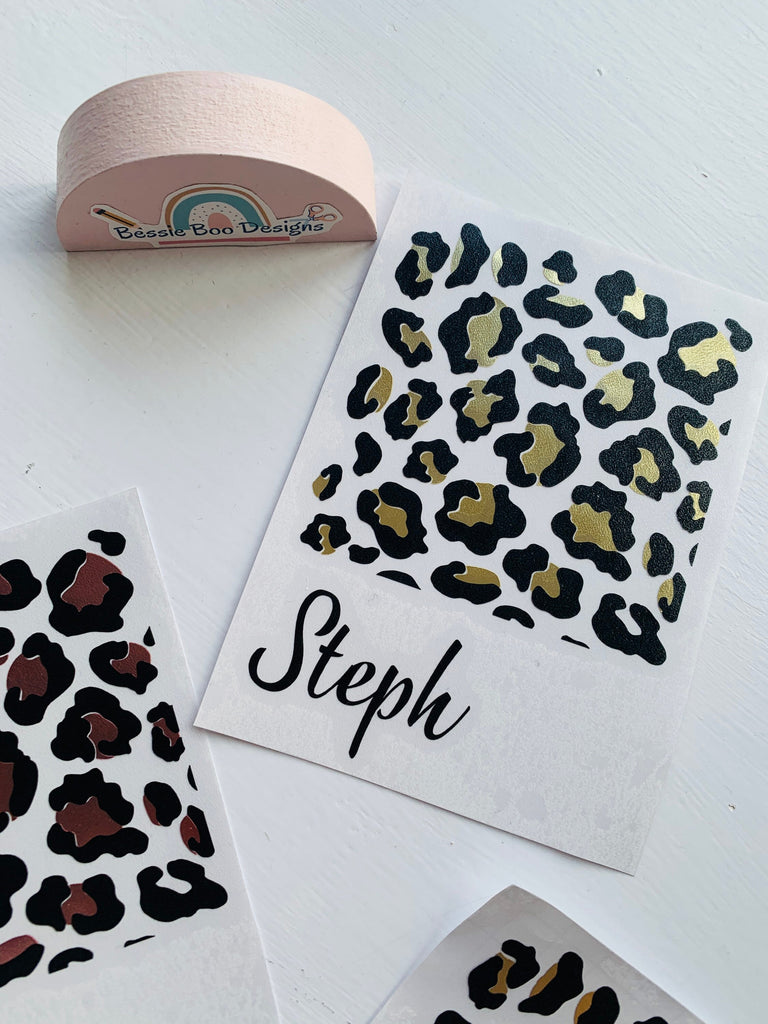 DIY Gift - Leopard Print Decals