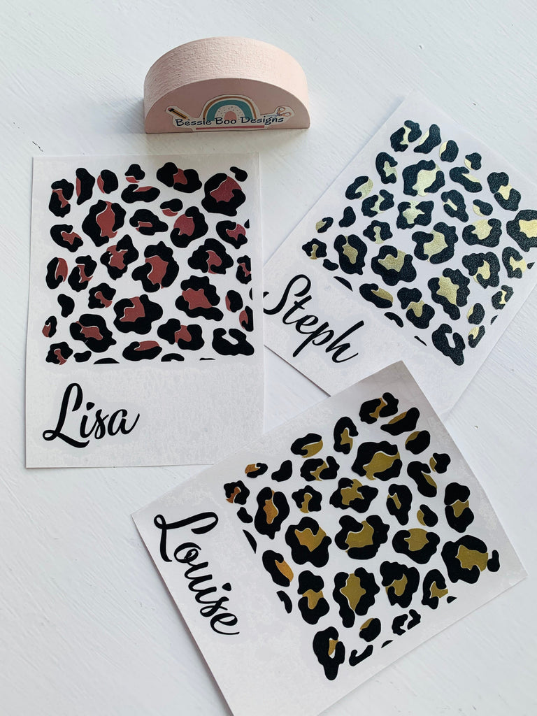 DIY Gift - Leopard Print Decals