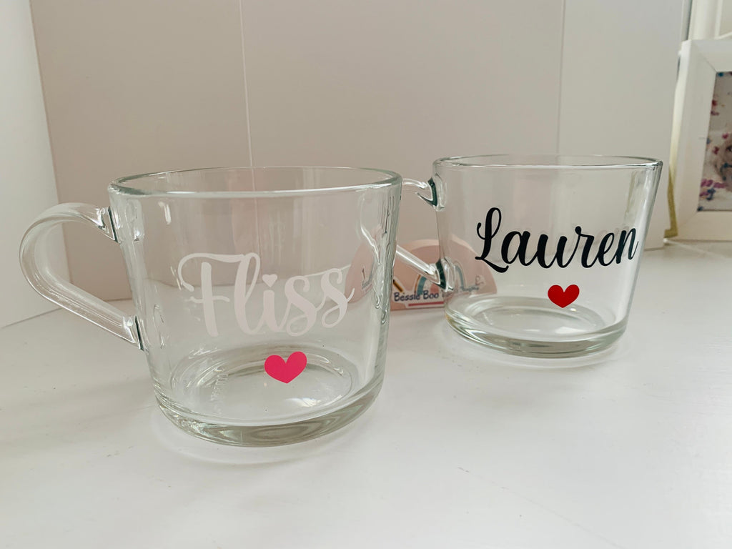 Personalised Glass Mug