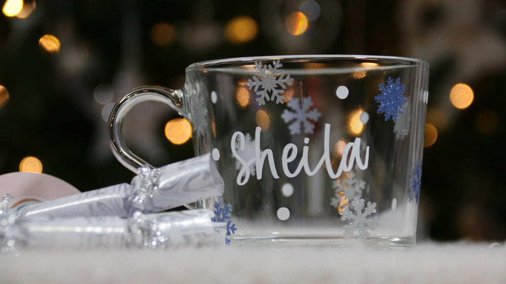 Christmas Glass Mug