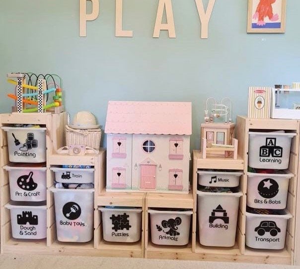 Toy Storage Decals