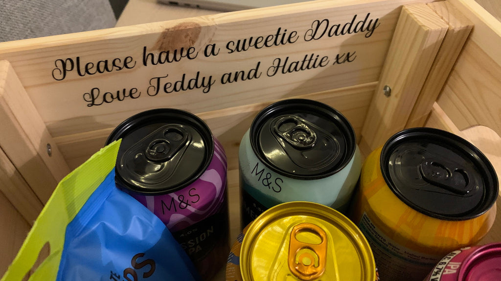 Crate - Daddy’s Snack Crate | Dad’s Treat Box | Gifts for Daddy | Fathers Day Gift | Birthday Gift | Gifts for Grandad