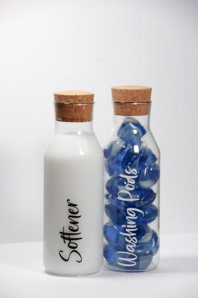 Custom Made Storage Bottles | Laundry Bottle | Bathroom Bottle | Kitchen Organisation | Home Storage