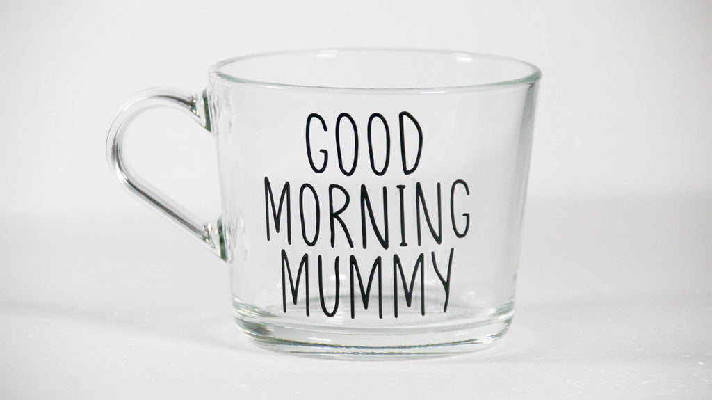 Good Morning Glass Mug