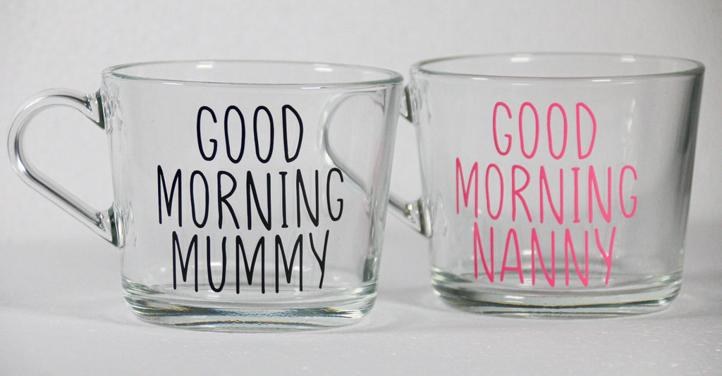 Good Morning Glass Mug