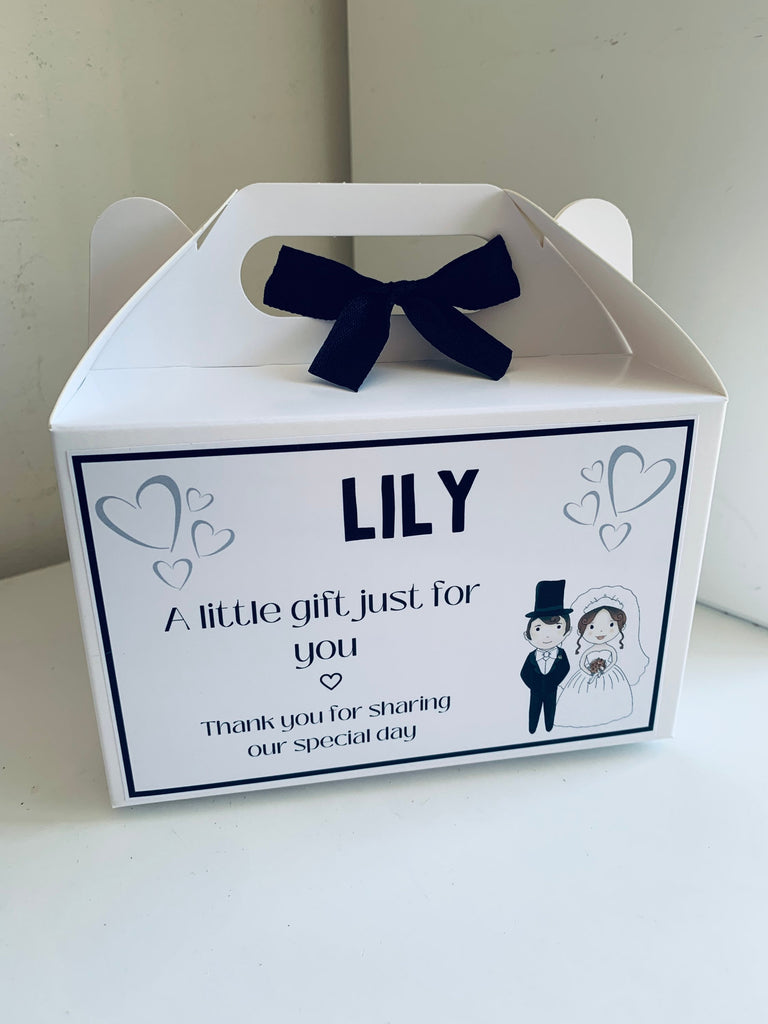 Personalised Wedding Favour Box | Children's Wedding Activity Box | Wedding Party Bags | Kid's Wedding Box |