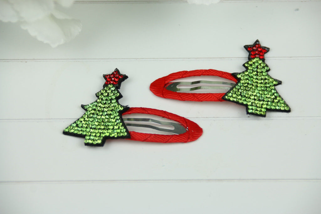 Girls Boutique - Christmas Diamante Hair Clips