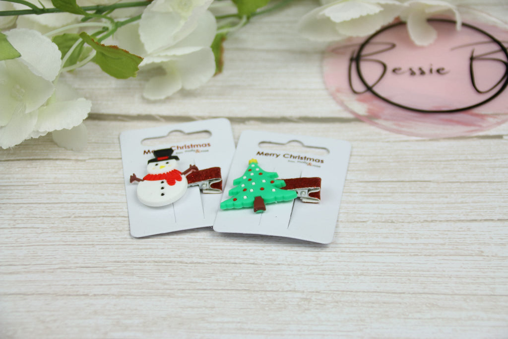 Girls Boutique - Christmas Character Hair Clip