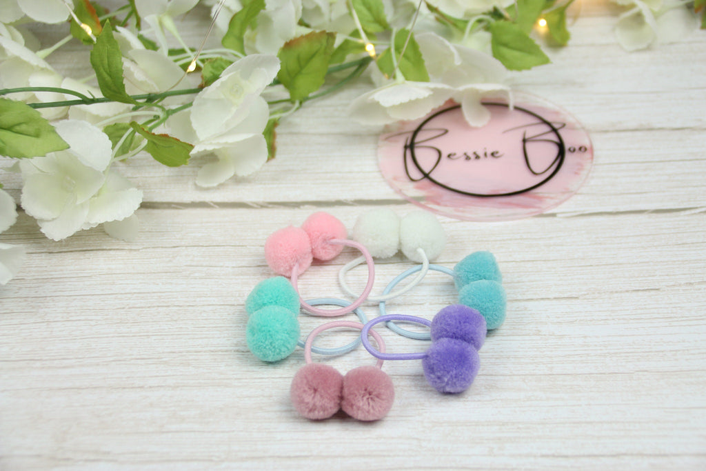 Girls Boutique - Pom Pom Hair Bobbles