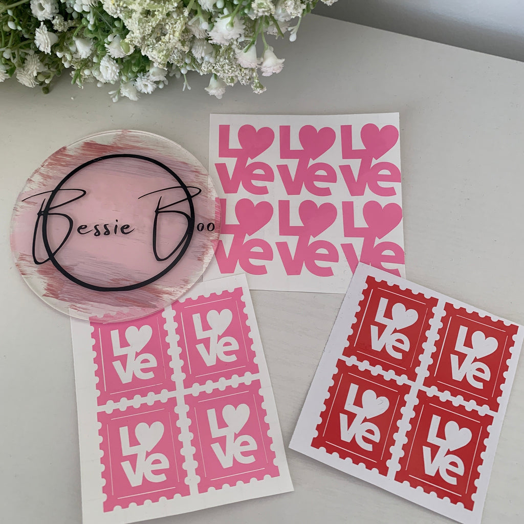 Valentine Decal Sheet