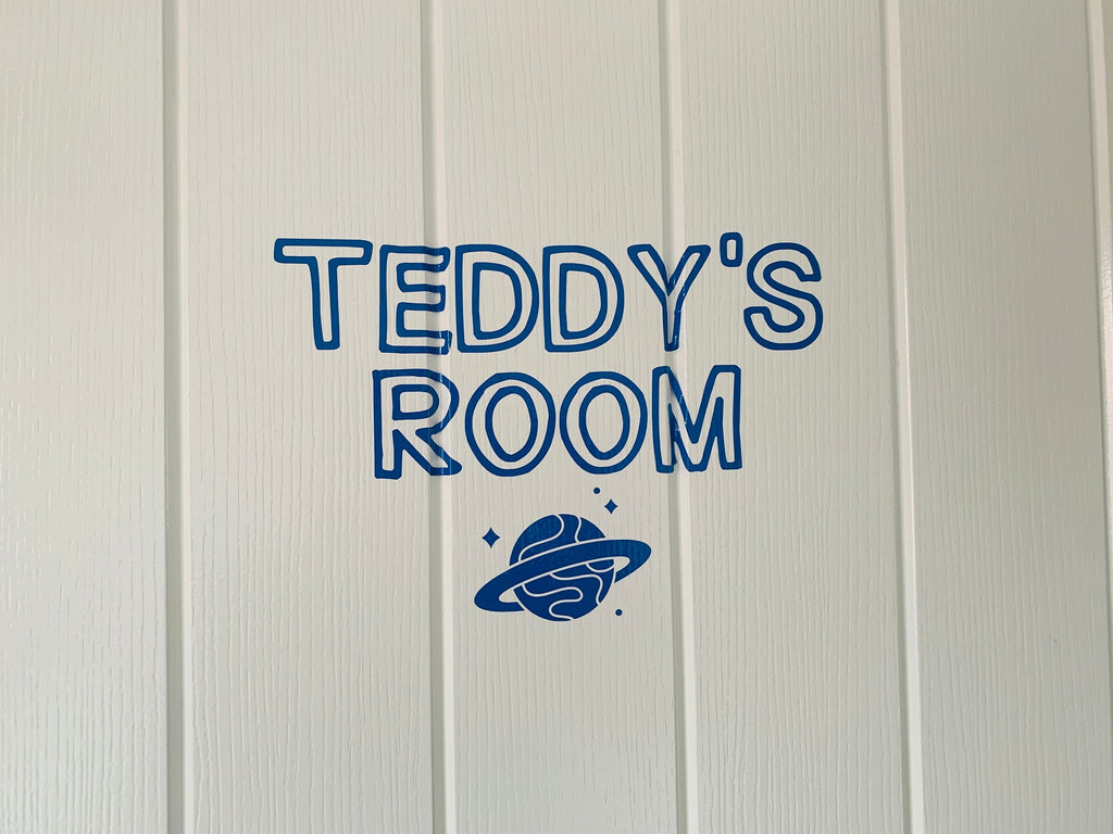 Bedroom Door Sign