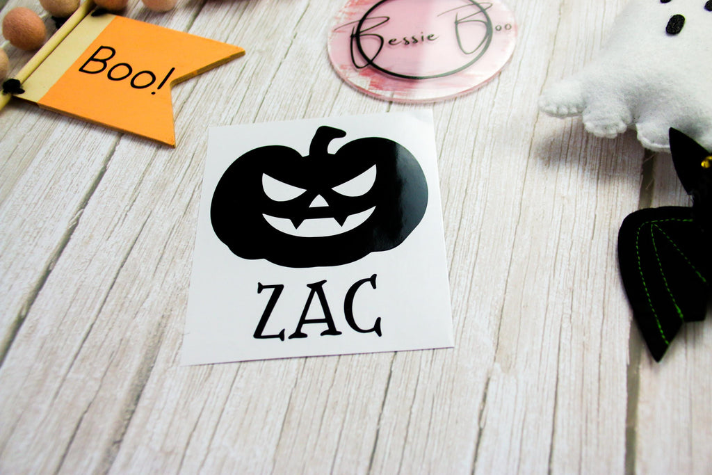 Halloween Treat Bag Decal | Halloween Gift Bag Stickers | Party Bag Decals | Trick or Treat Labels | Self-Adhesive Personalised Labels