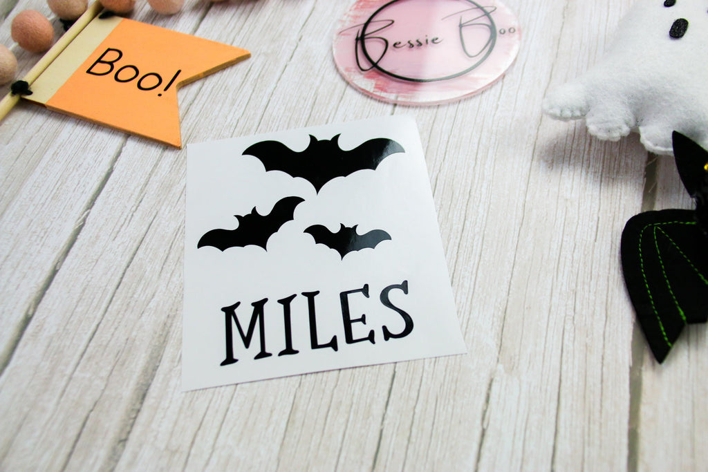 Halloween Treat Bag Decal | Halloween Gift Bag Stickers | Party Bag Decals | Trick or Treat Labels | Self-Adhesive Personalised Labels