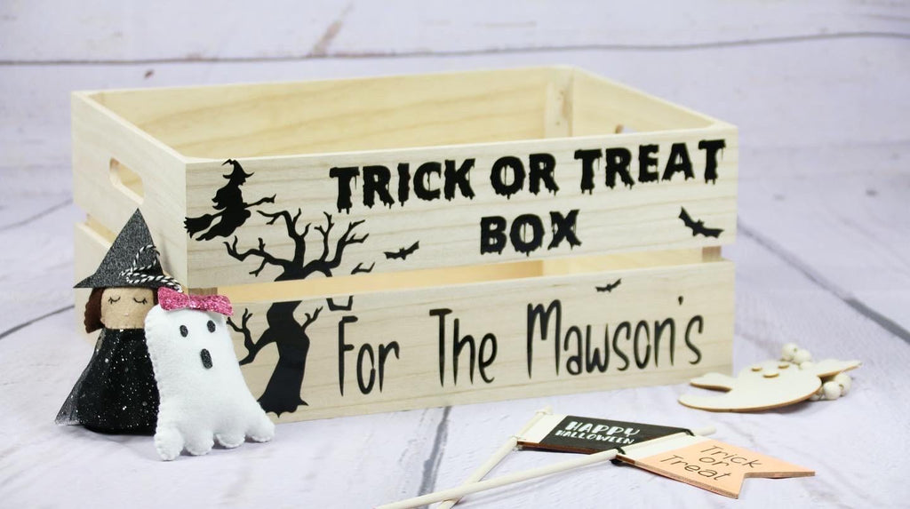 Crate - Halloween Crate | Halloween Gift | Halloween Treat Box | Personalised Halloween box | Trick or Treat crate